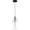 Quoizel Teagan Mini Pendant 1 Light Earth Black TGN1506EK - alternate 2